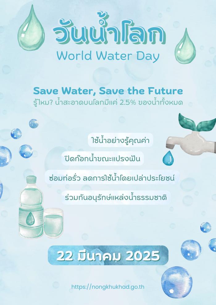 22 มีนาคม วันน้ำโลก